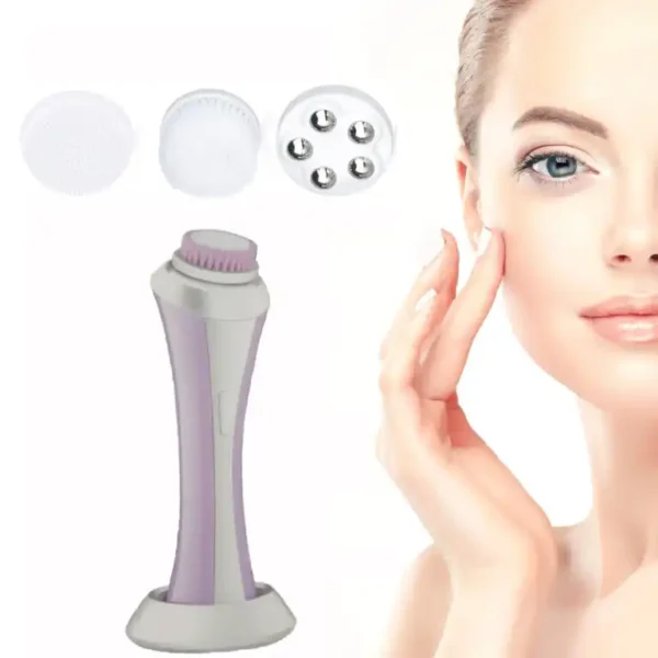 Escova de Limpeza Facial Esfoliante Recarregável à Prova de Água