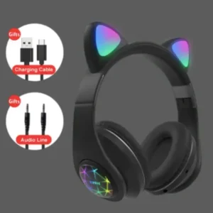 Auscultadores Bluetooth 4 em 1 Gato