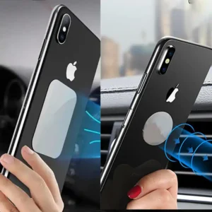 Conjunto Placas Metálicas p/Suporte Magnético p/Smartphone