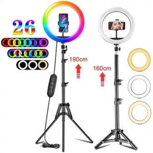 Kit Completo Ring Light RGB
