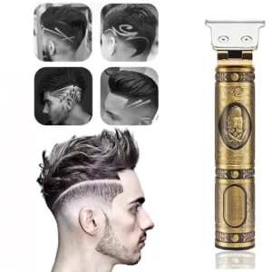 Aparador de Cabelo e Barba Vintage Recarregável