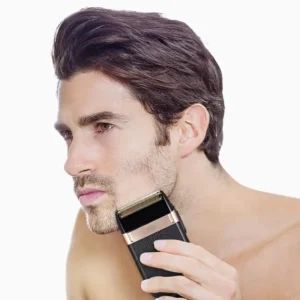 Máquina de Barbear Elétrica de Lâmina Dupla