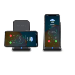 Suporte Carregador Wireless Rápido 2 em 1