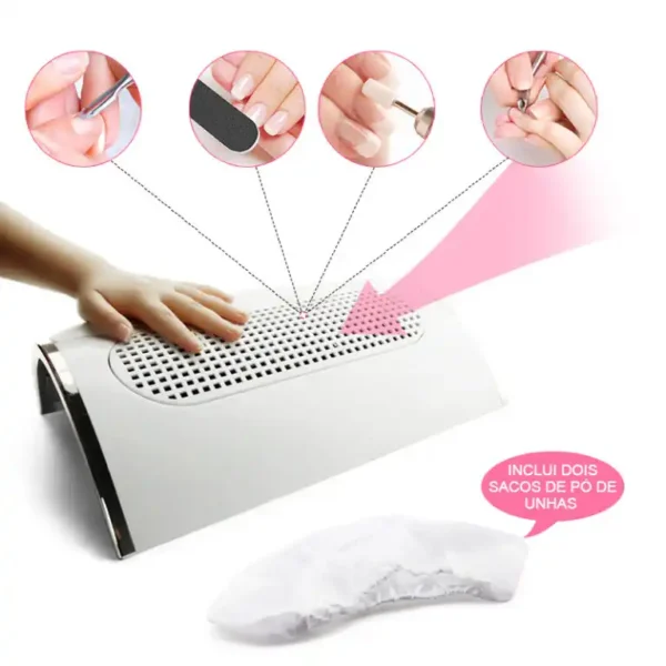 Nailvac – Aspirador de Pó Profissional para Unhas