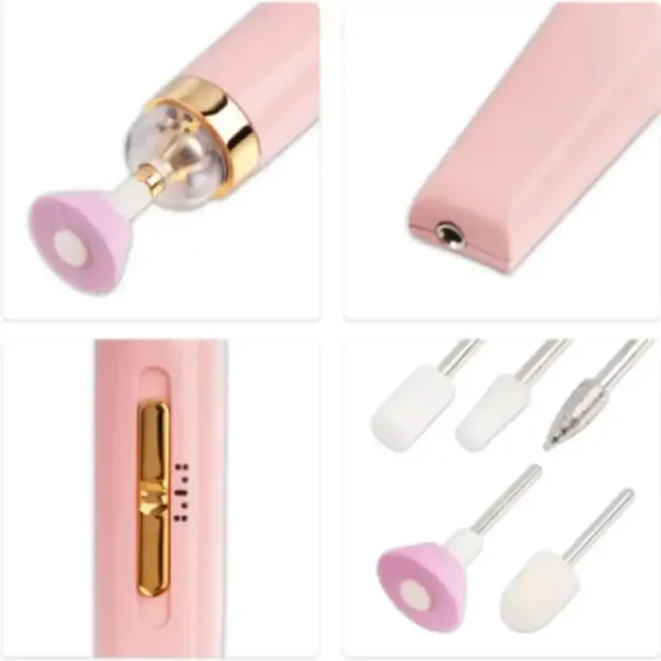 Caneta de Manicure 5 em 1 com LED