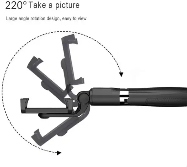 Selfie Stick Tripé c/ Comando Bluetooth