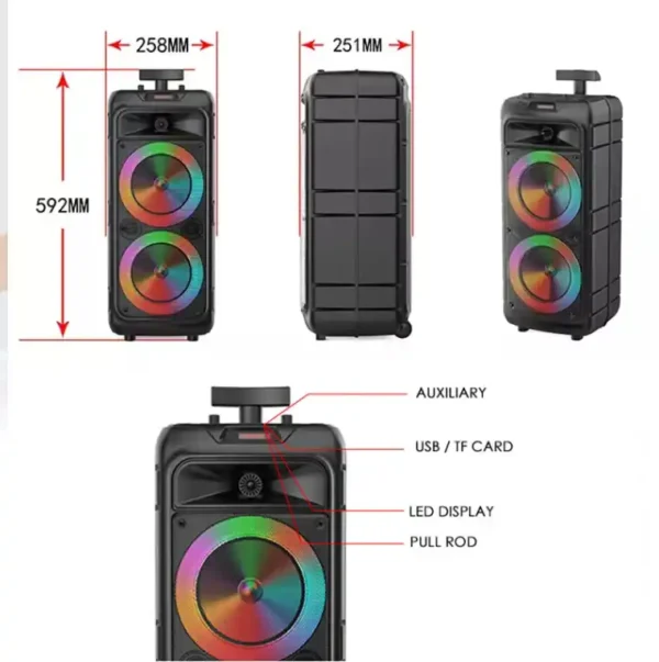 Coluna Bluetooth SuperNova