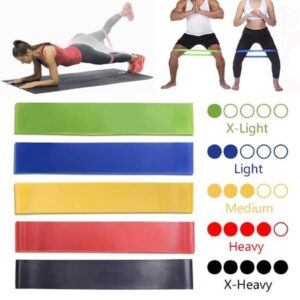 Conjunto de 5 Mini Bandas de Resistência Fitness