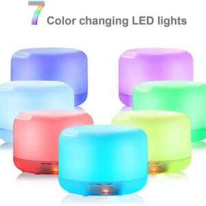 Humidificador Difusor de Aromas LED Multi-Coloured